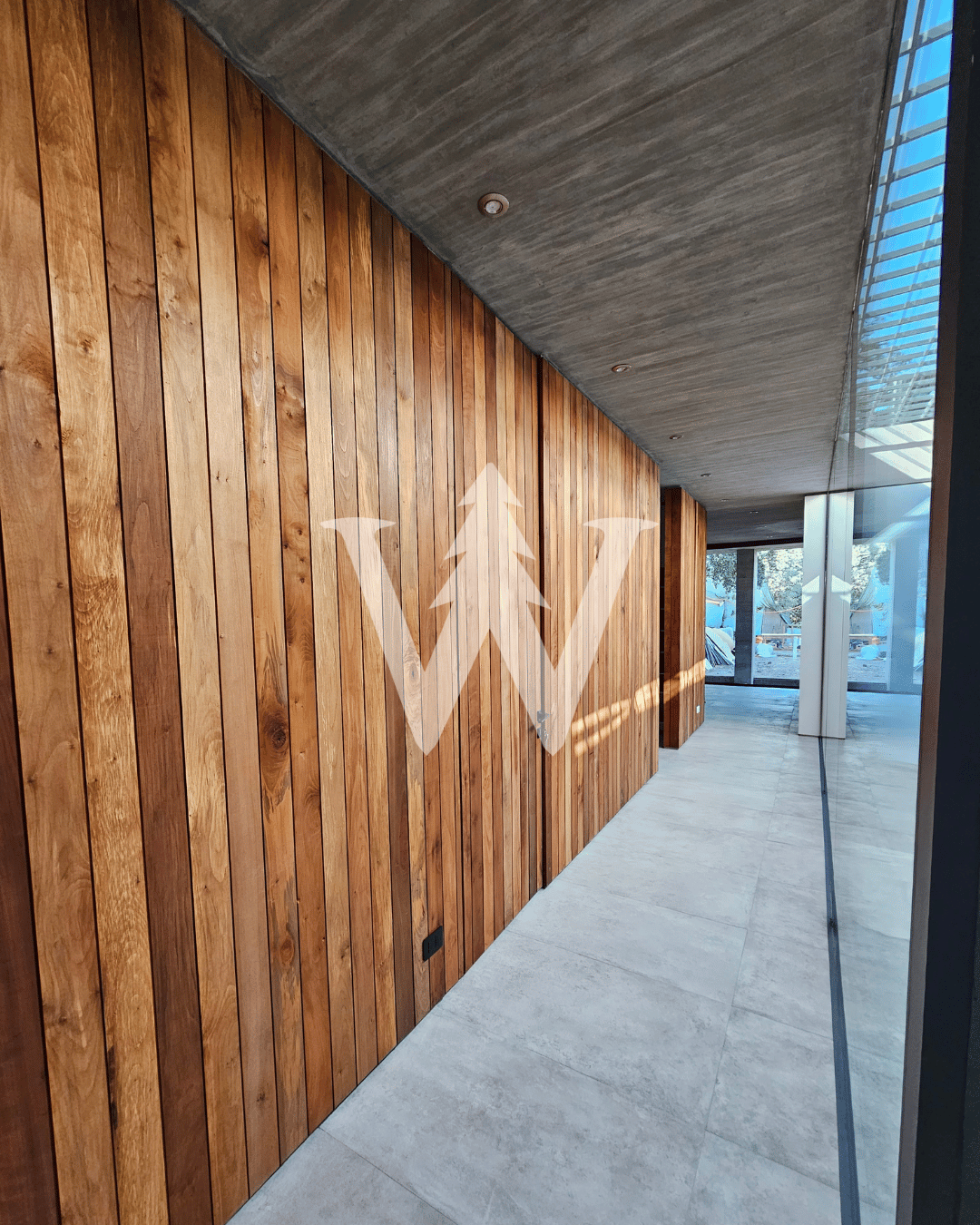 Revestimiento Roble vaporizado