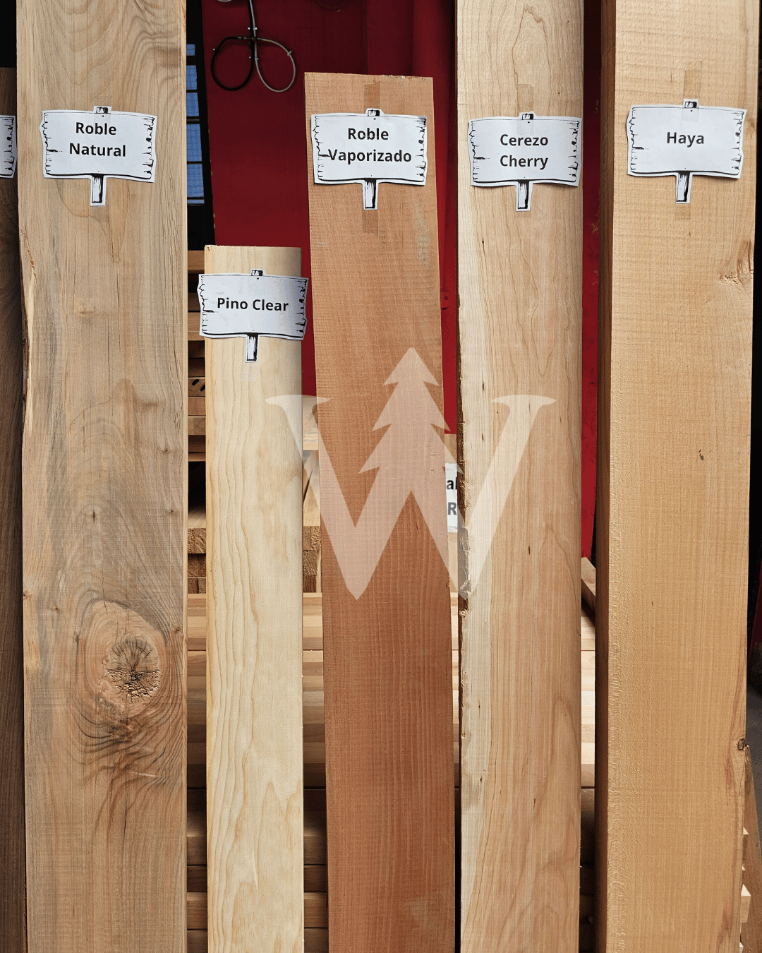 Tipos de Madera Local Santiago