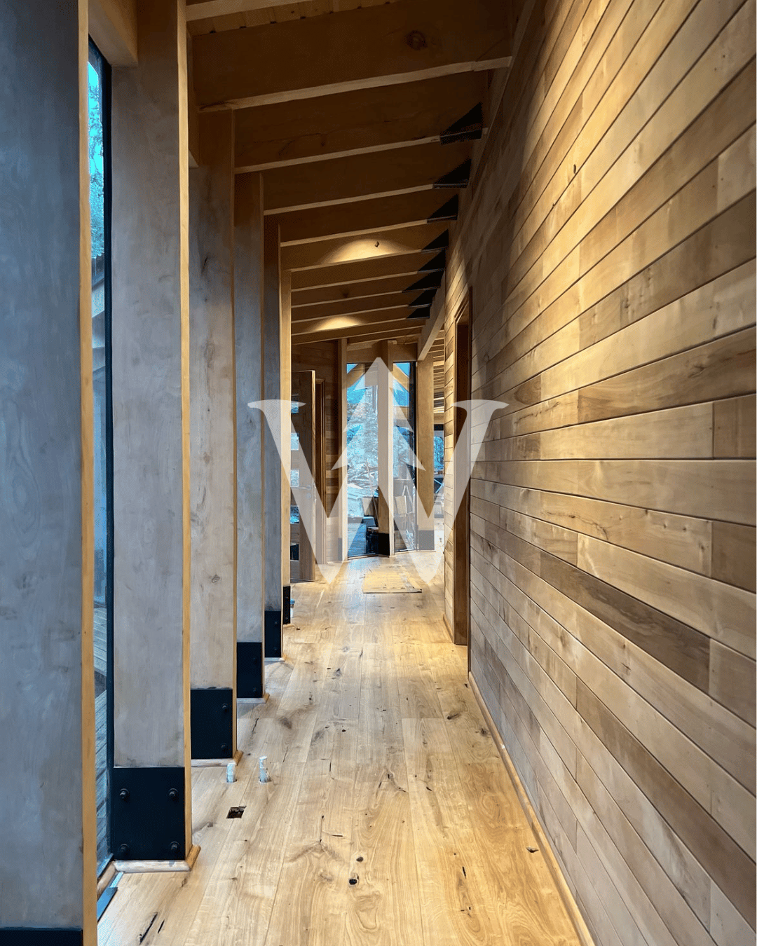 Revestimiento Roble vaporizado