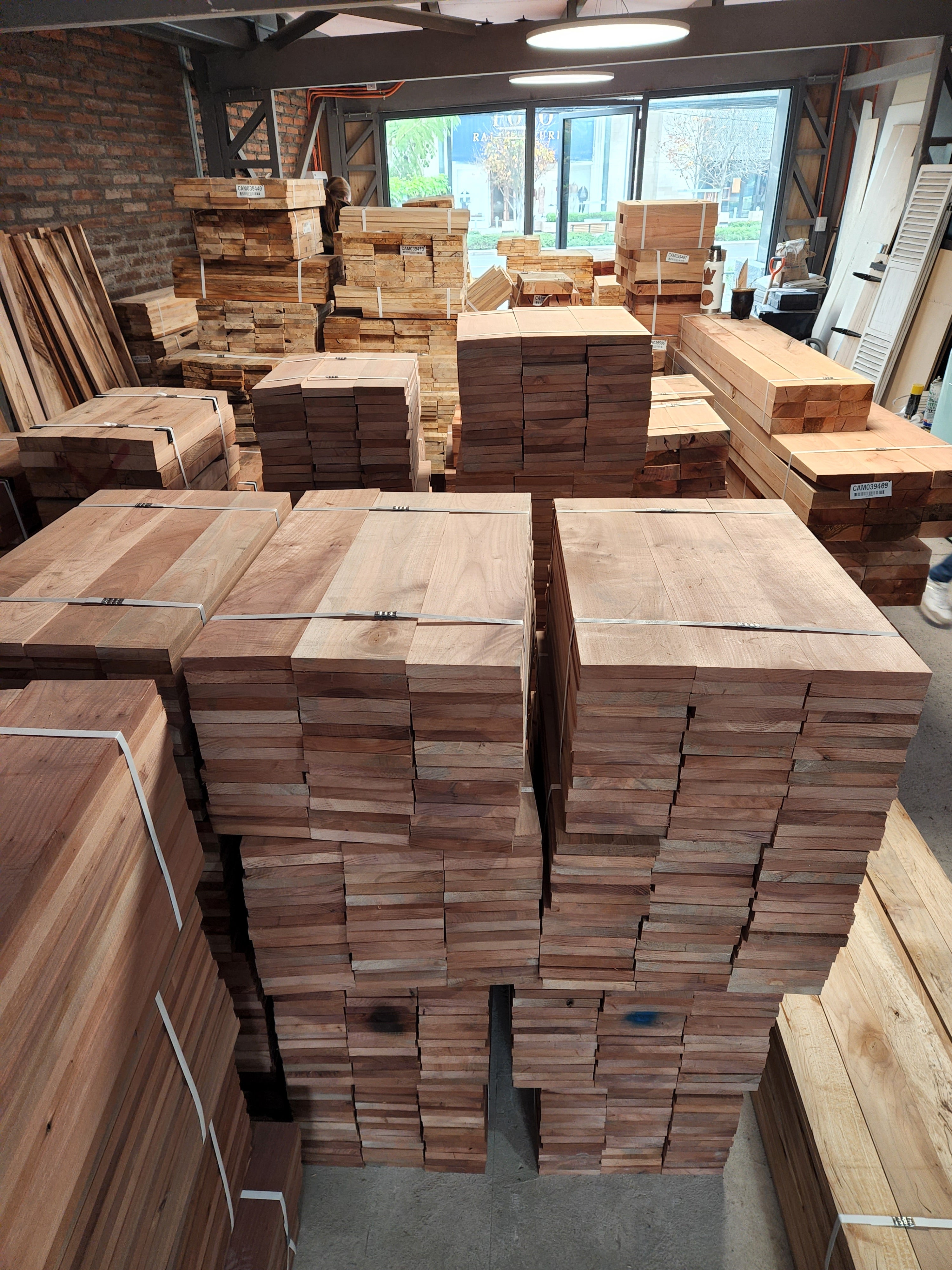 Despuntes de Roble Vaporizado 1"x