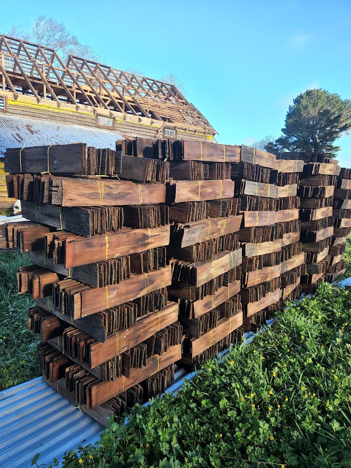 Tejuelas de Alerce recicladas
