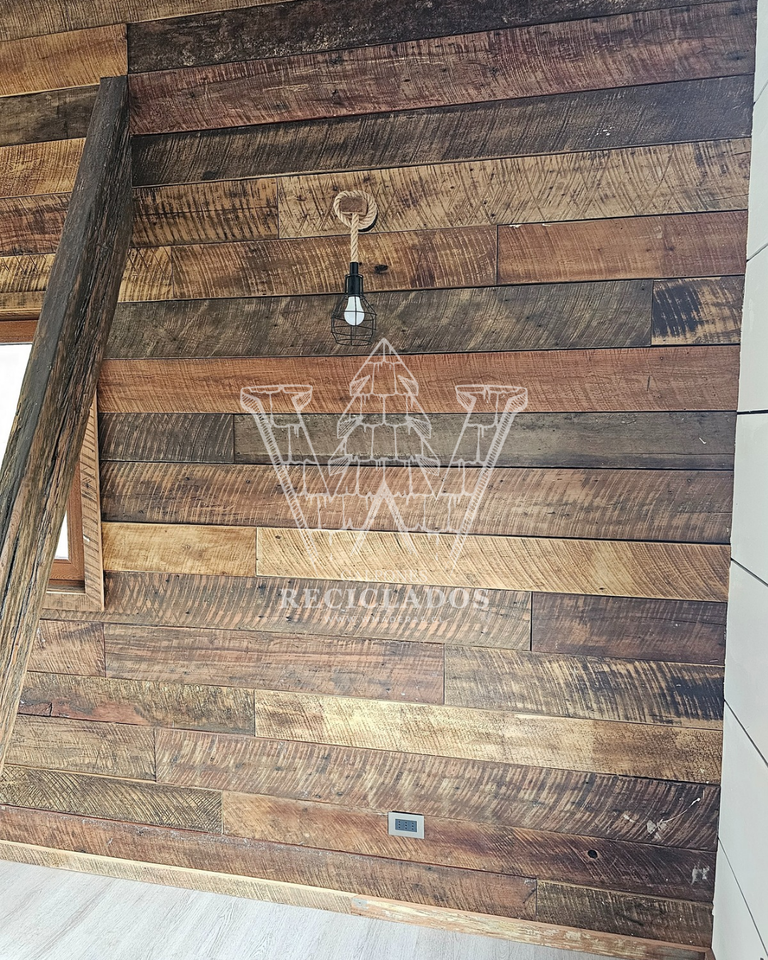 Revestimiento Rústico Natural - Madera Nativa Reciclada