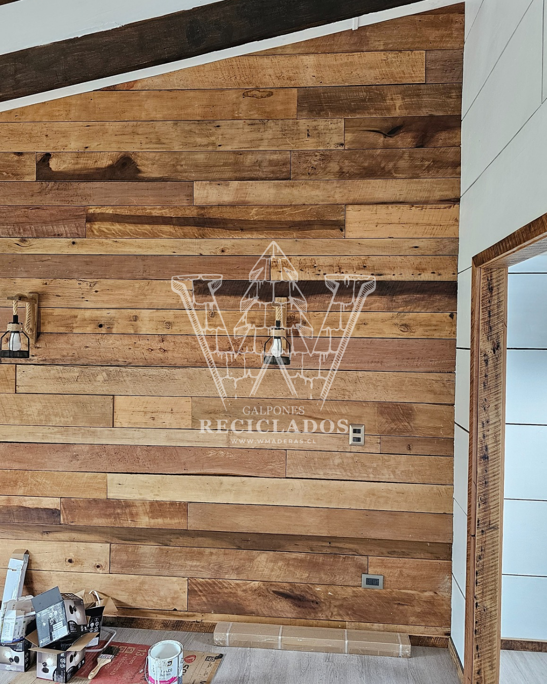 Revestimiento Rústico Natural - Madera Nativa Reciclada
