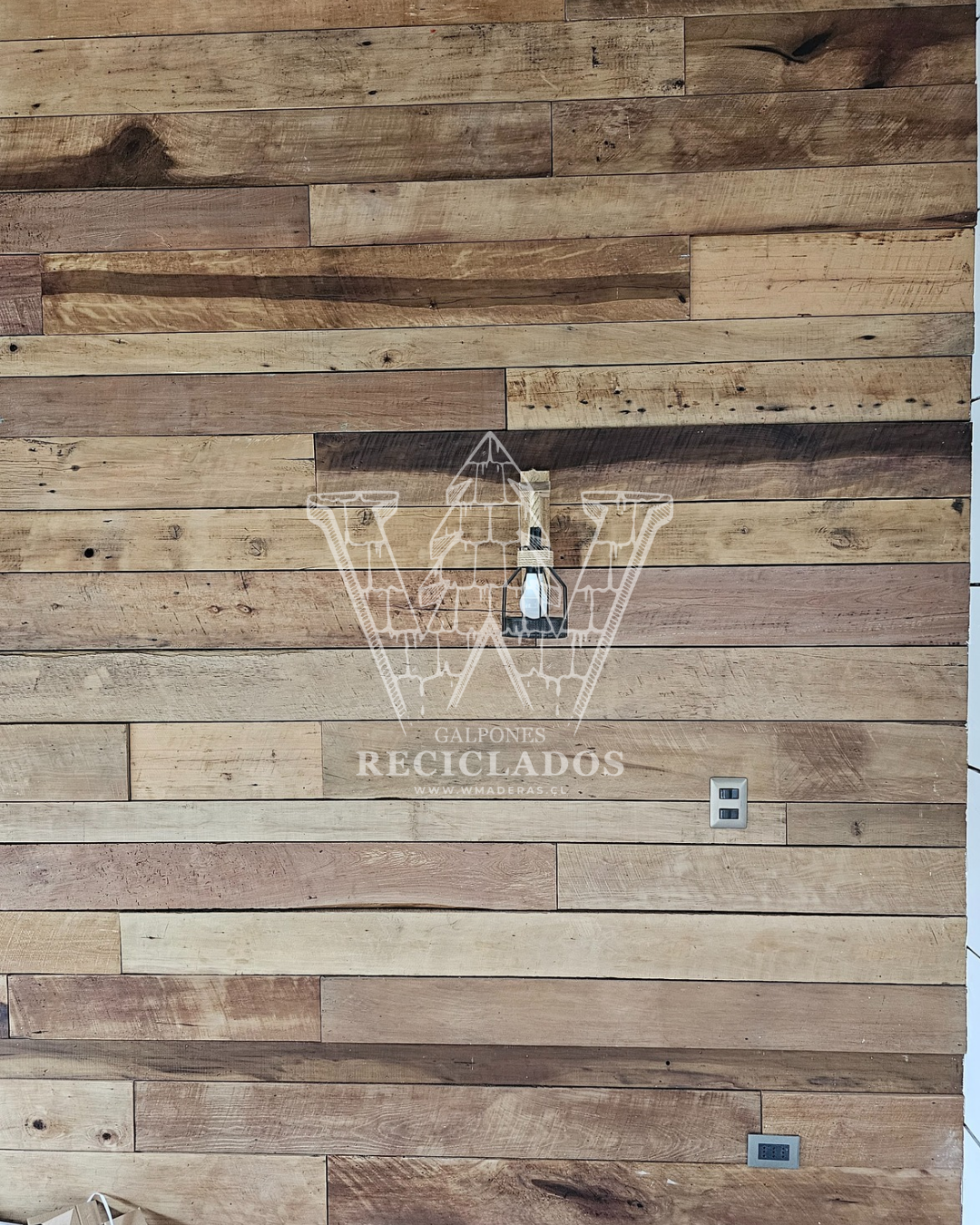 Revestimiento Rústico Natural - Madera Nativa Reciclada