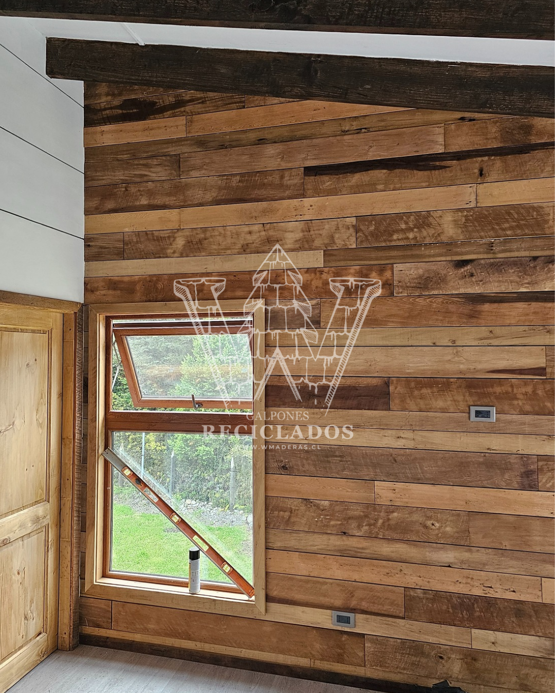 Revestimiento Rústico Natural - Madera Nativa Reciclada