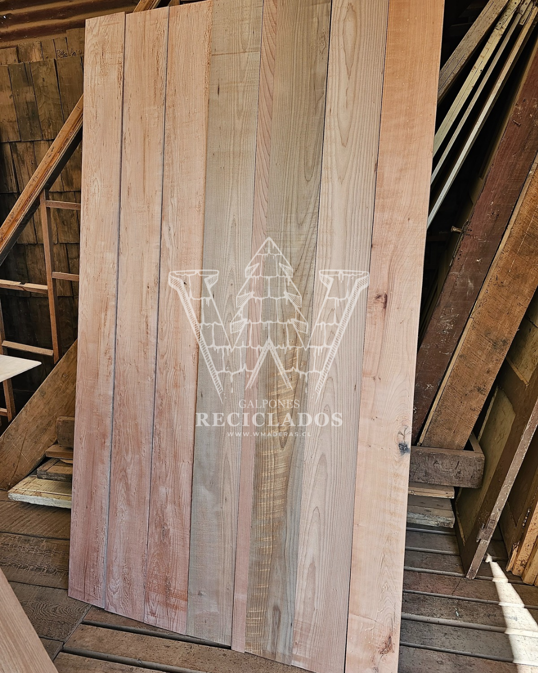 Madera de Ulmo Reciclado/Demolición