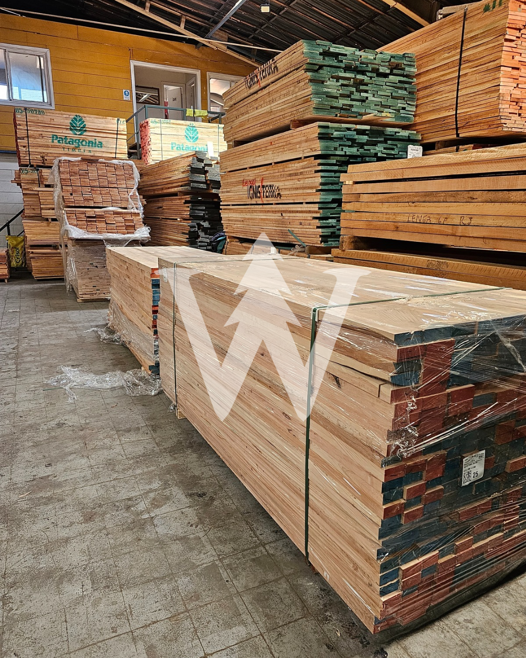 Cubiertas Lenga Toque Rústico Stock