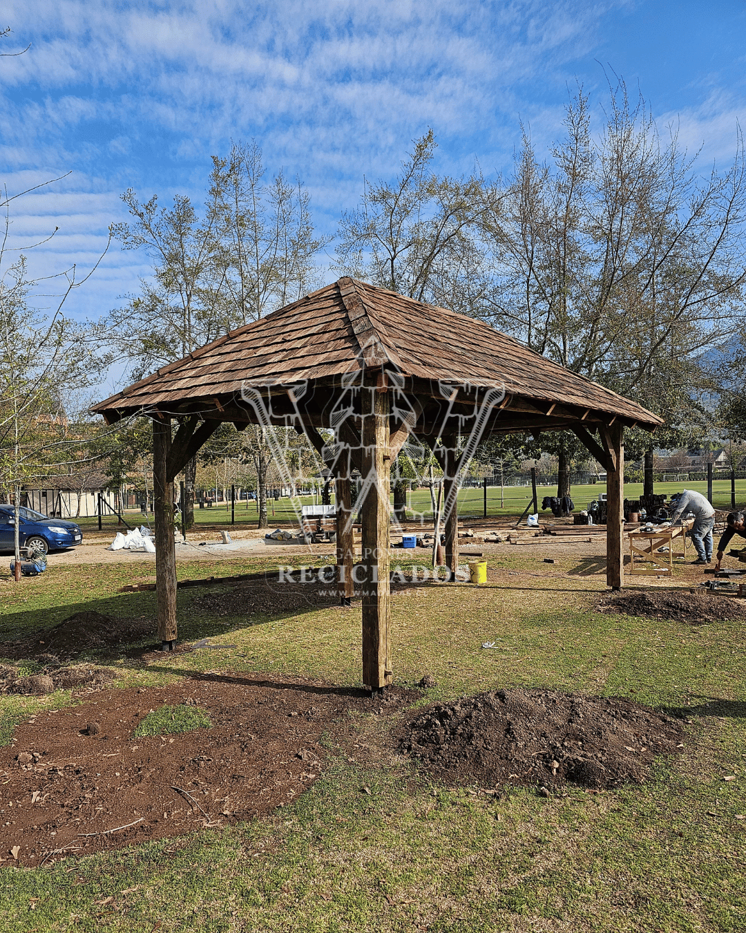 Tejuelas de Alerce recicladas