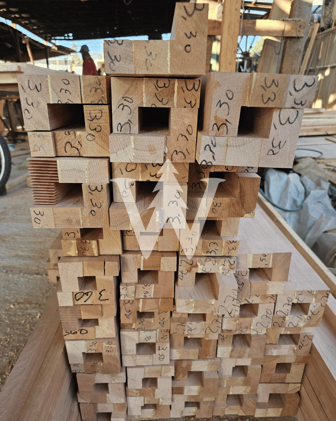 Molduras Finger Joint de Lenga – Blank