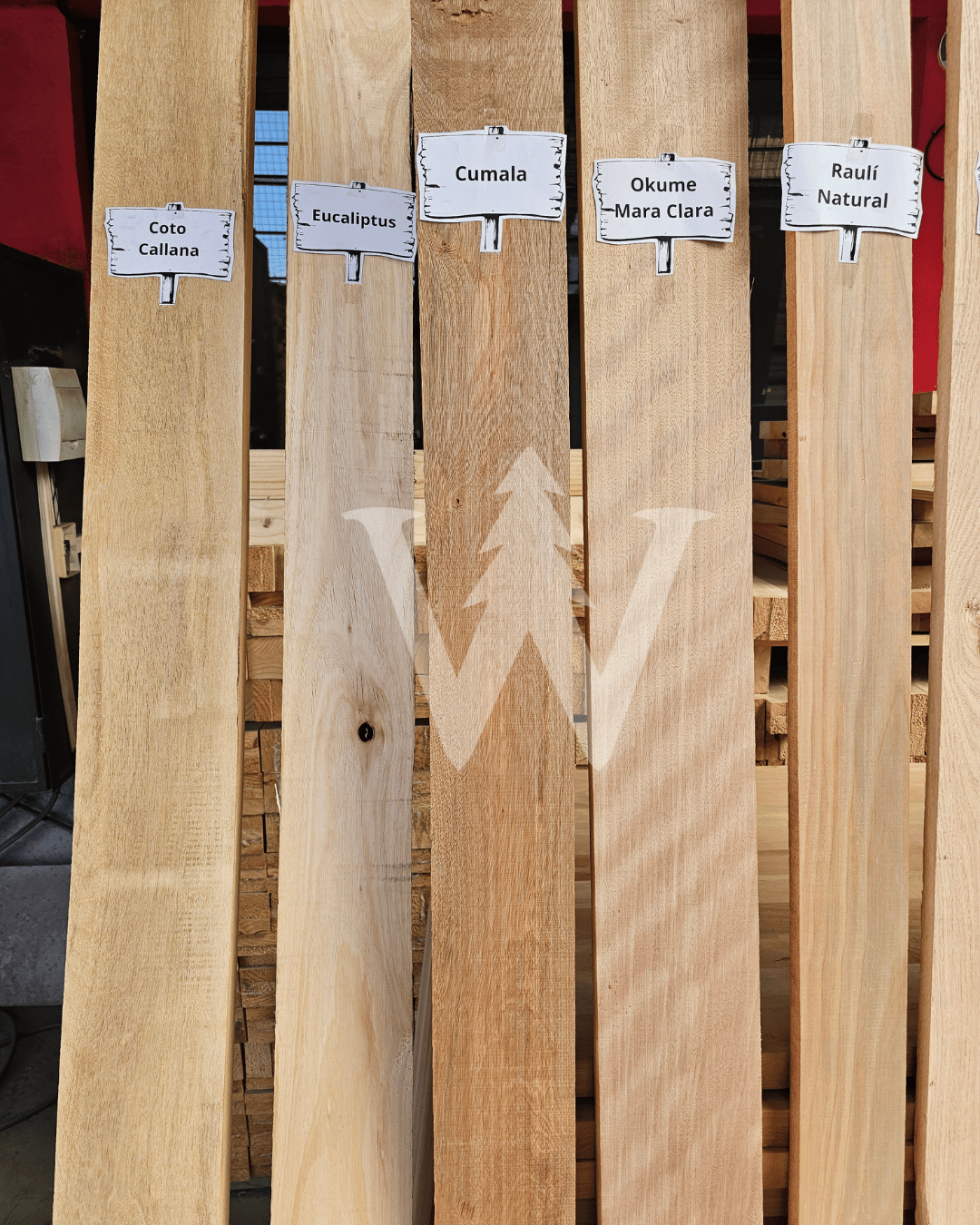 Tipos de Madera Local Santiago