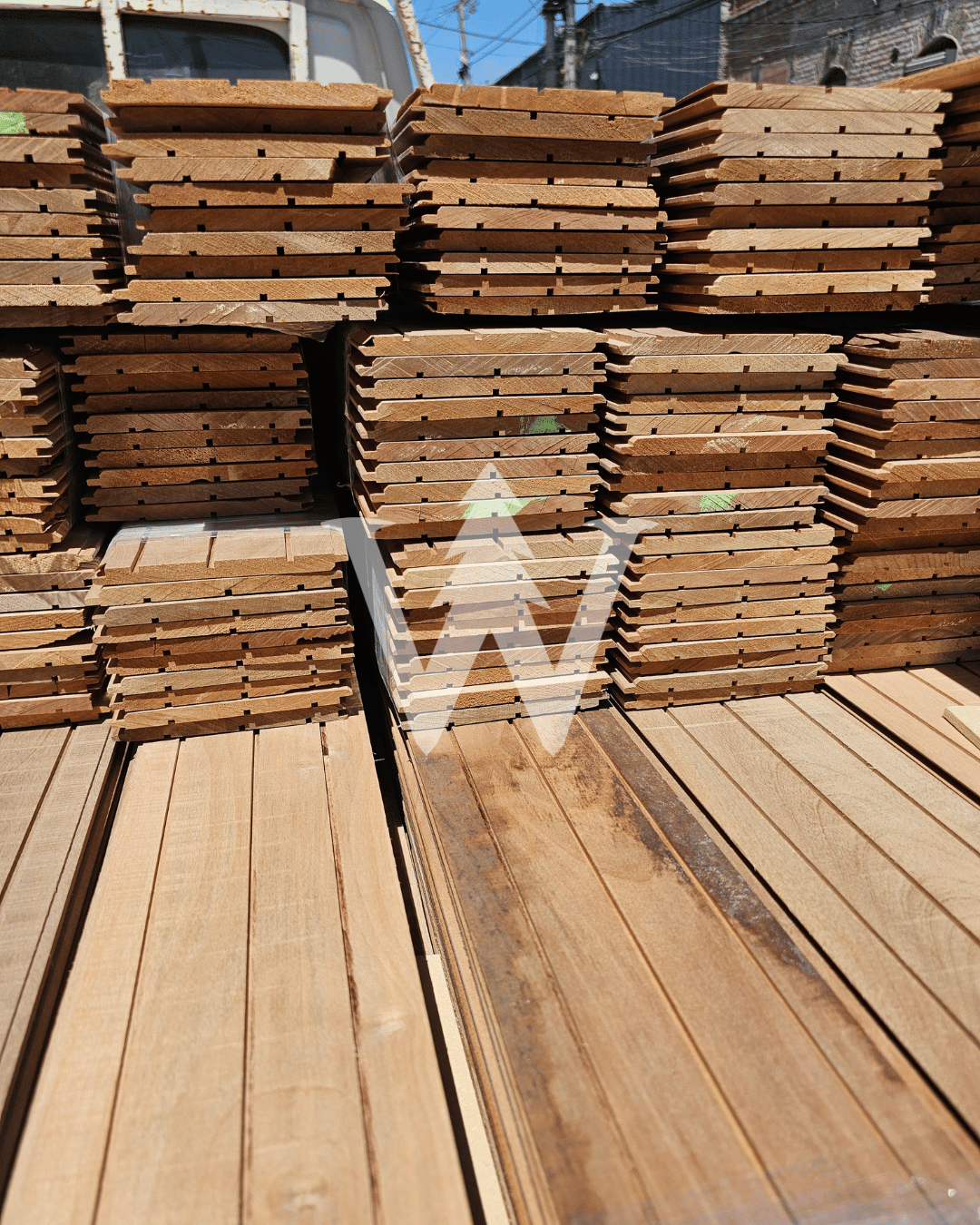 Revestimiento Roble vaporizado