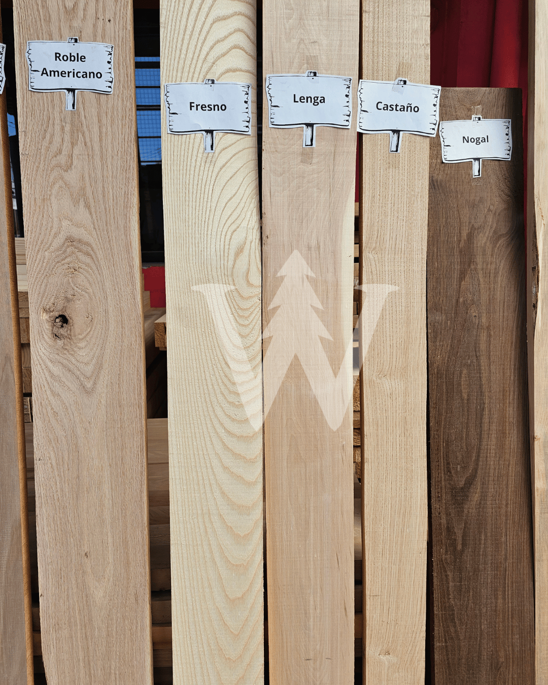 Tipos de Madera Local Santiago