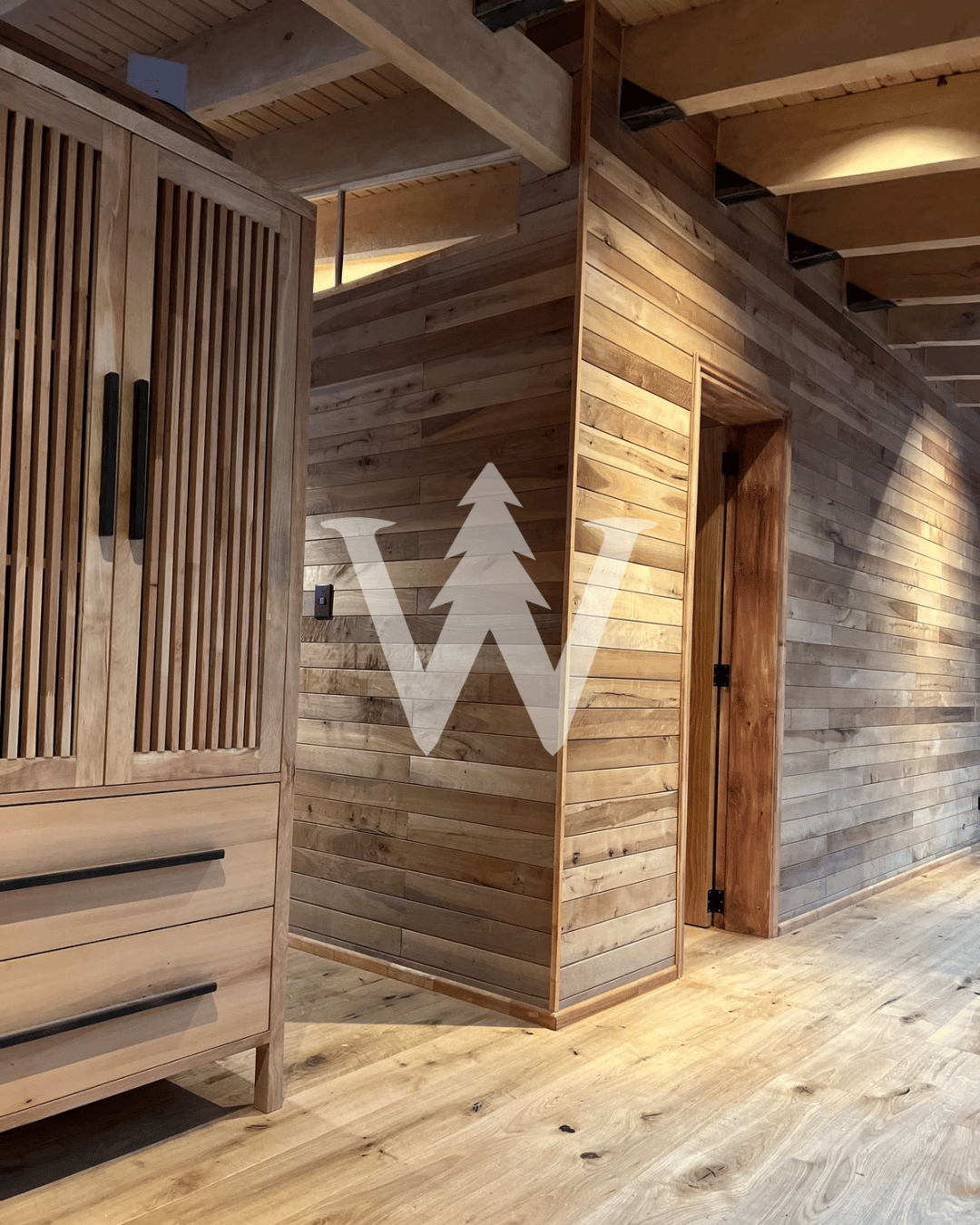 Revestimiento Roble vaporizado