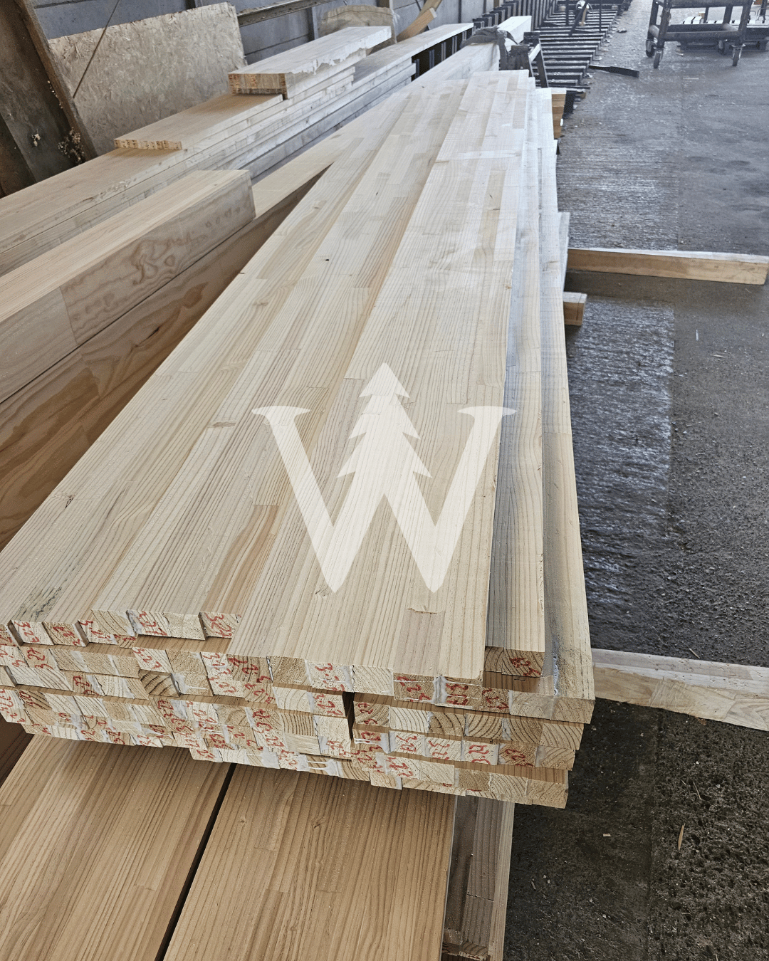 Madera Laminada de Pino Semi Clear