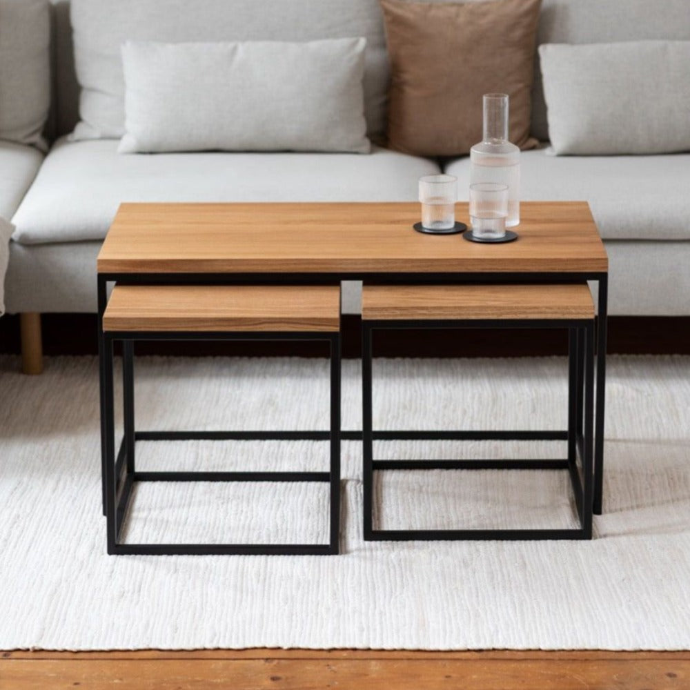 Mesas de centro S 60x60x40cm a pedido