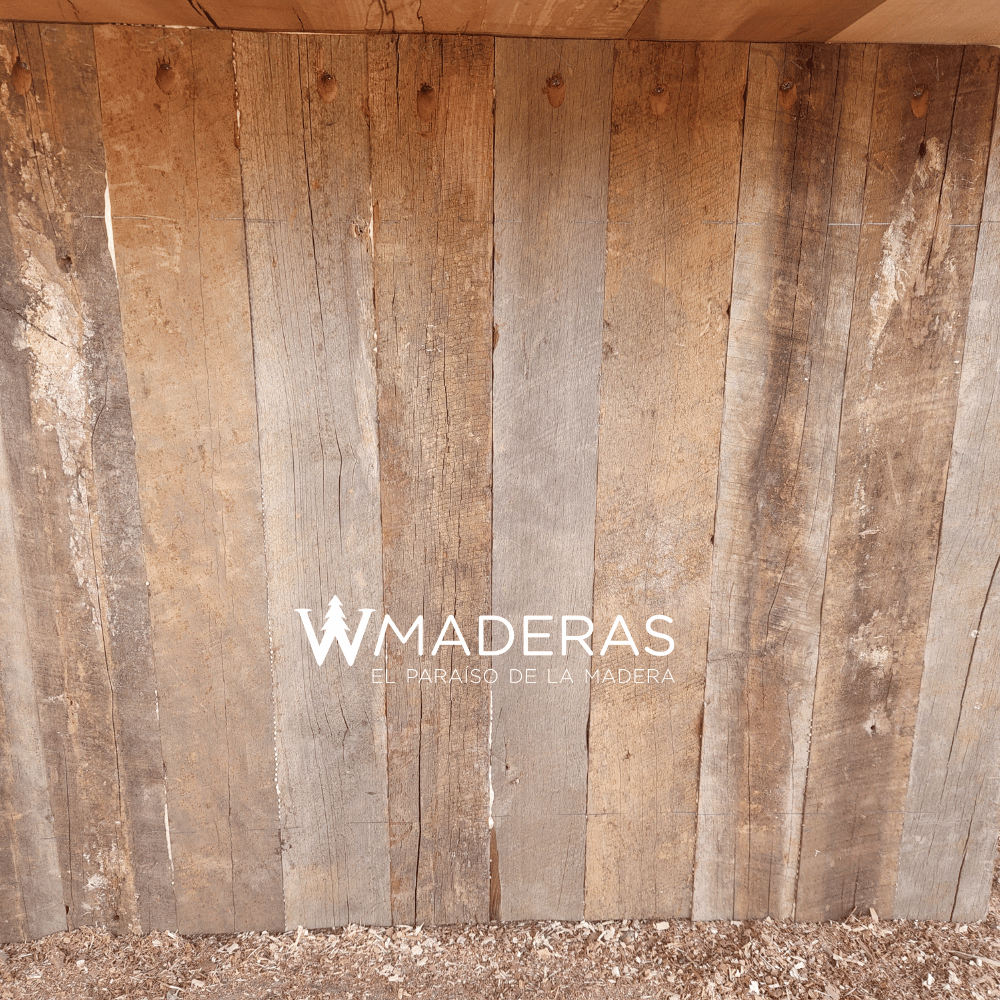 Cubiertas / Tableros Madera Nativa Reciclada / Demolición