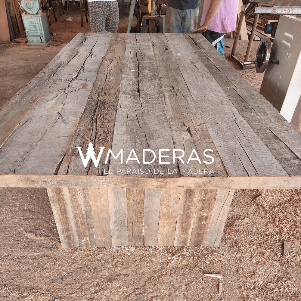 Cubiertas / Tableros Madera Nativa Reciclada / Demolición