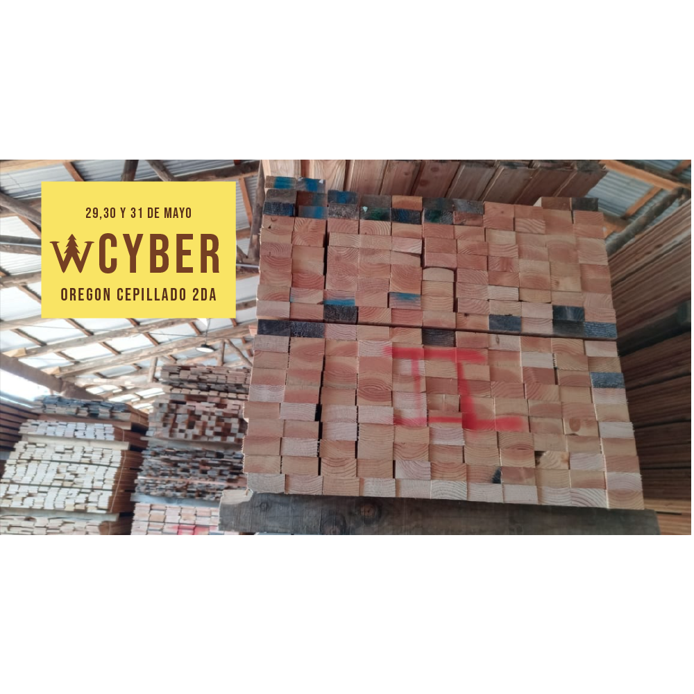 Oregon cepillado 2a
2x4x3,20mts