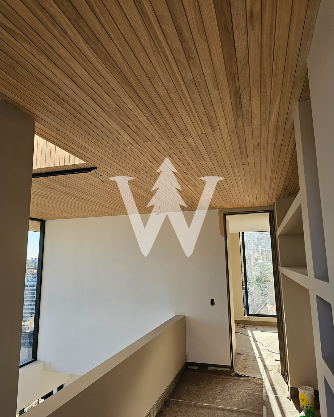 Revestimiento Eucaliptus stock