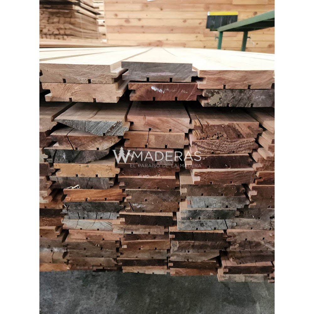 Piso Roble vaporizado