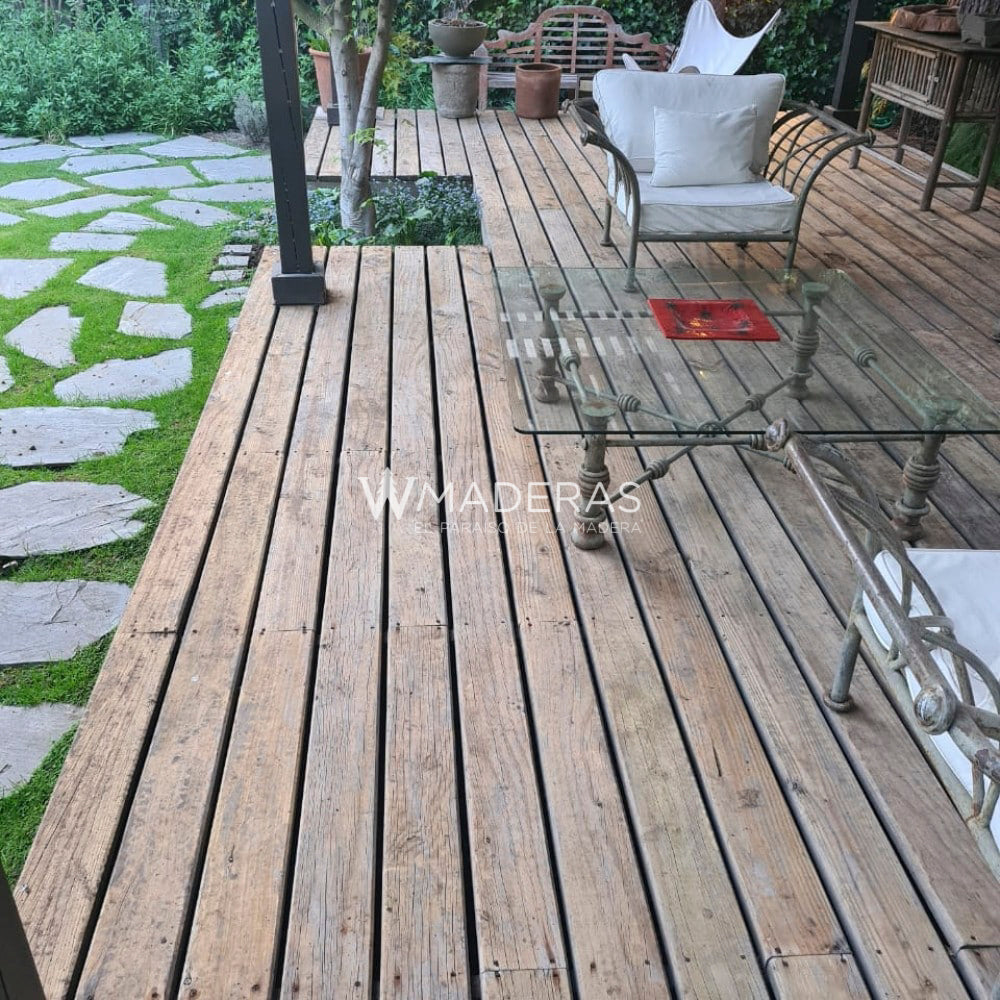 Piso deck Pino Oregón