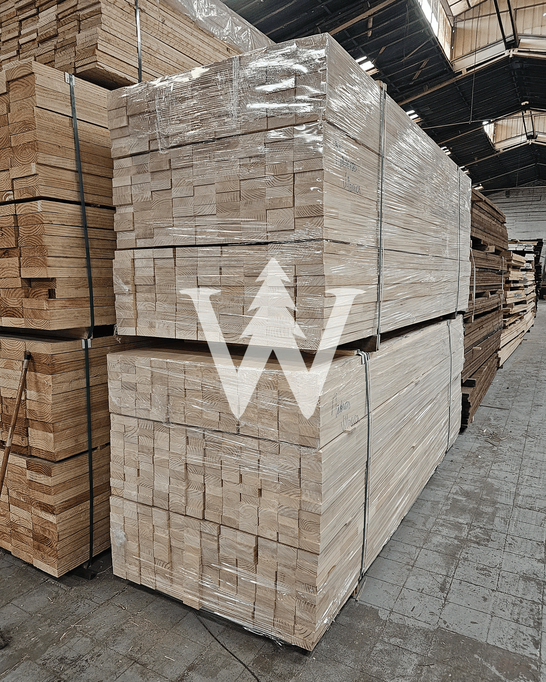 Pino Finger Joint Clear en Stock – 1,5" y 2", Largo 3 m