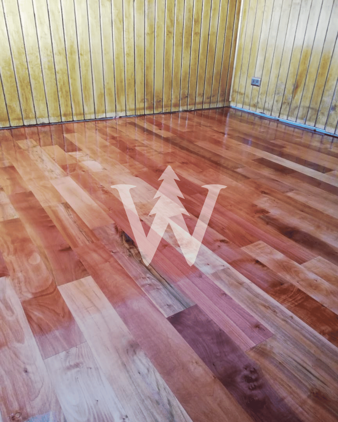 Piso Roble vaporizado