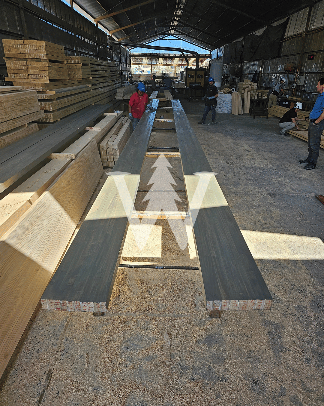 Madera Laminada de Pino Semi Clear