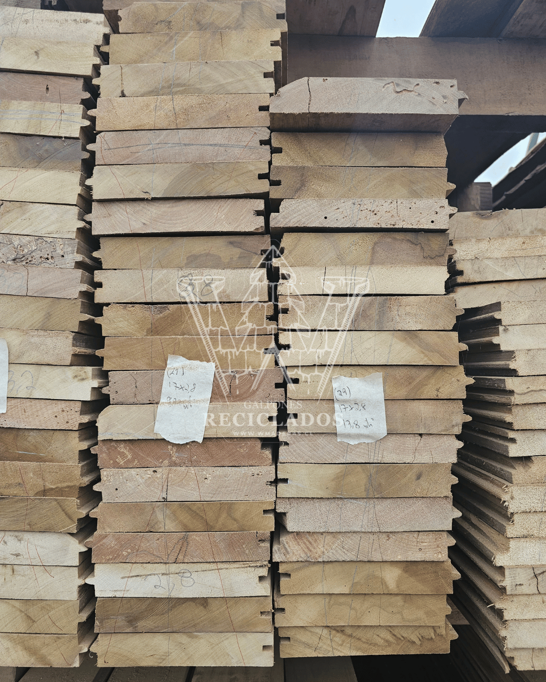 Pisos Madera Nativa Reciclada / Demolición