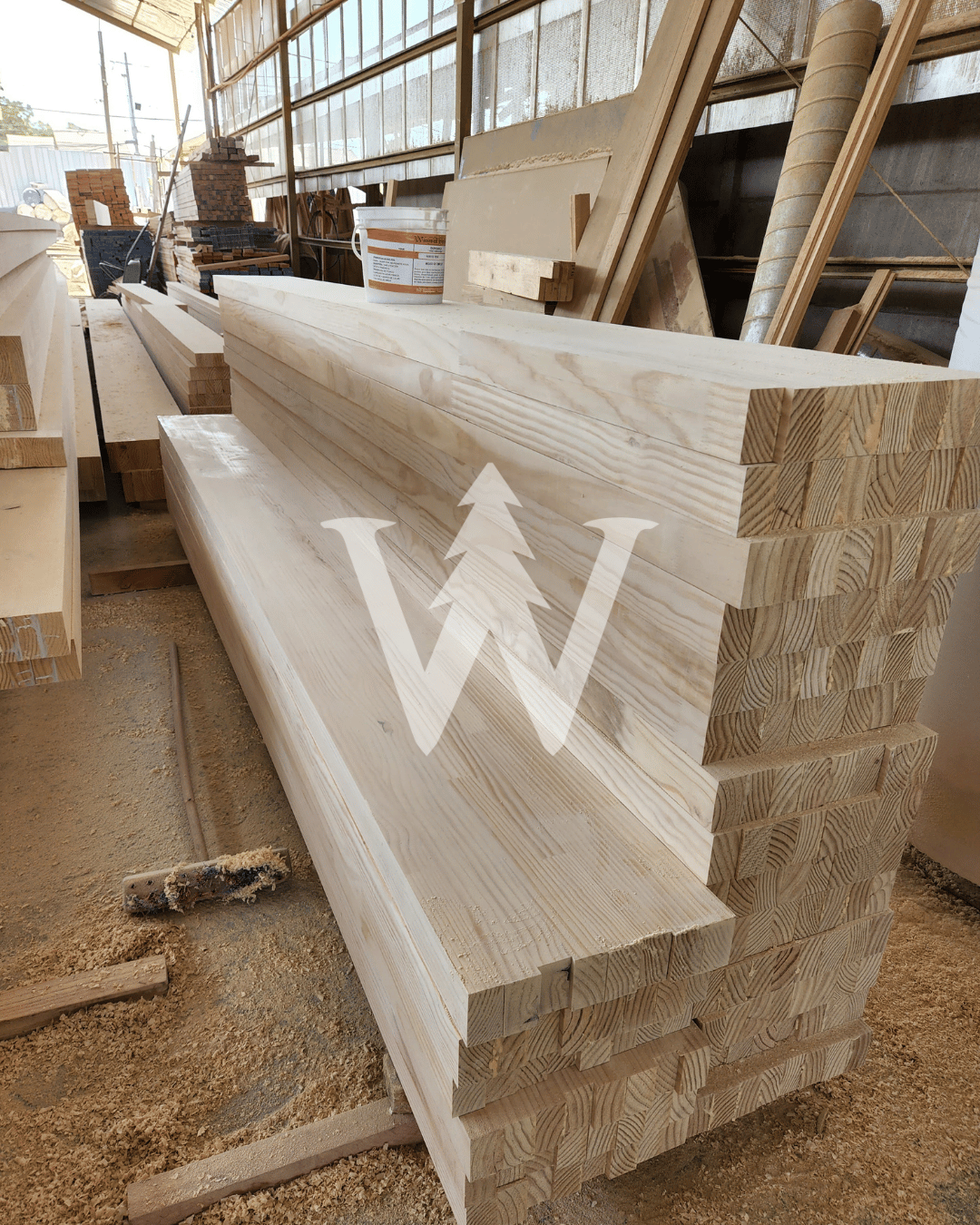 Madera Laminada de Pino Semi Clear