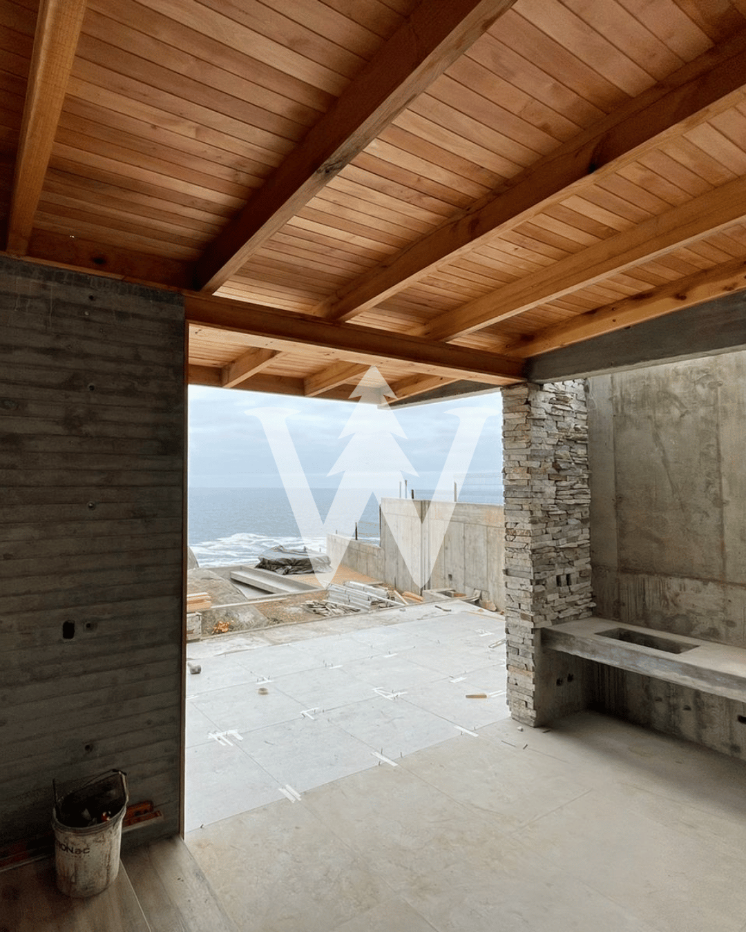 Revestimiento Roble vaporizado