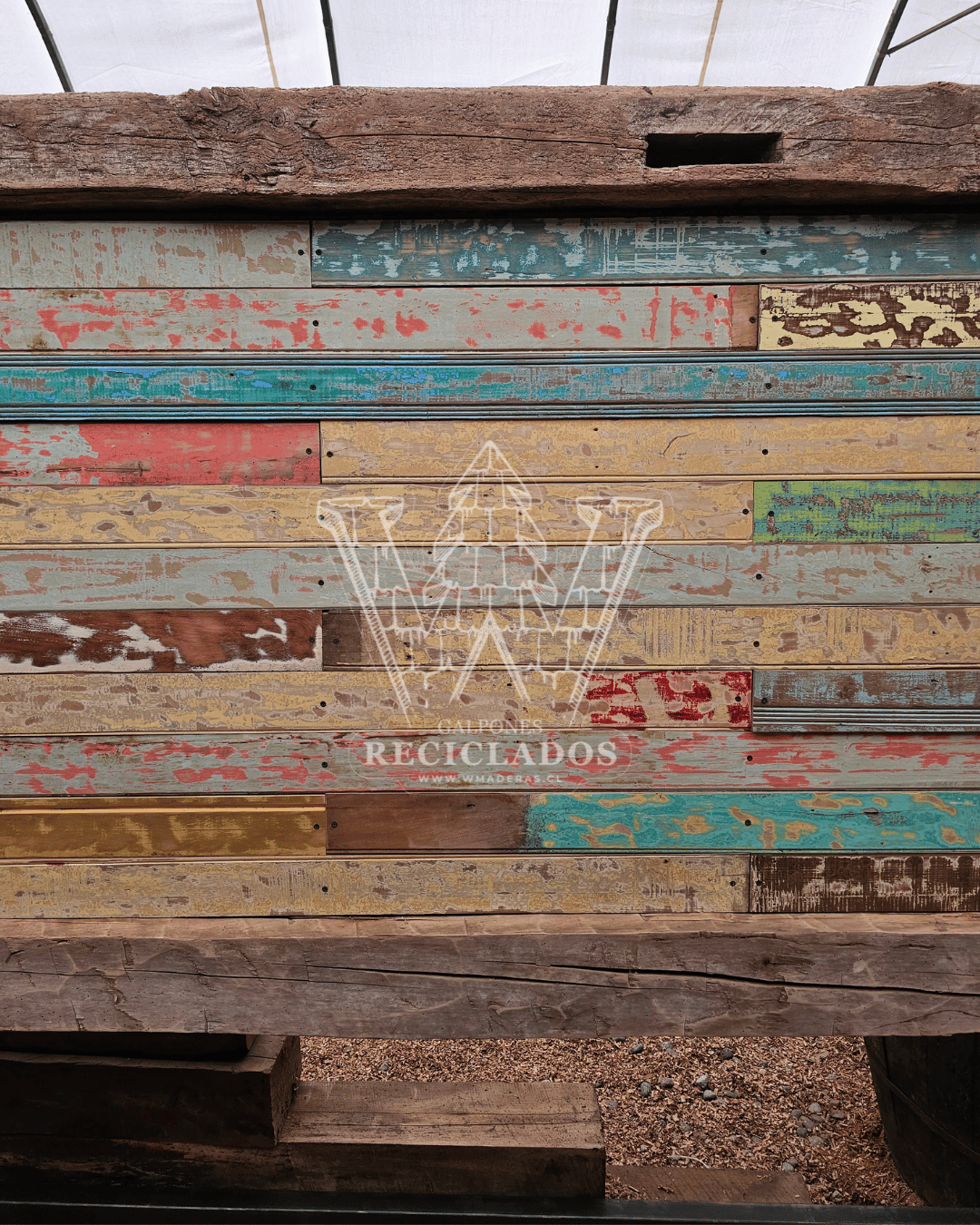 Revestimiento Vintage/Envejecido - Madera Nativa Reciclada/ Demolición