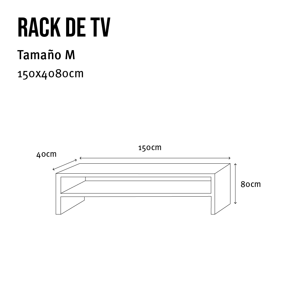 Rack de TV Maderas Nobles